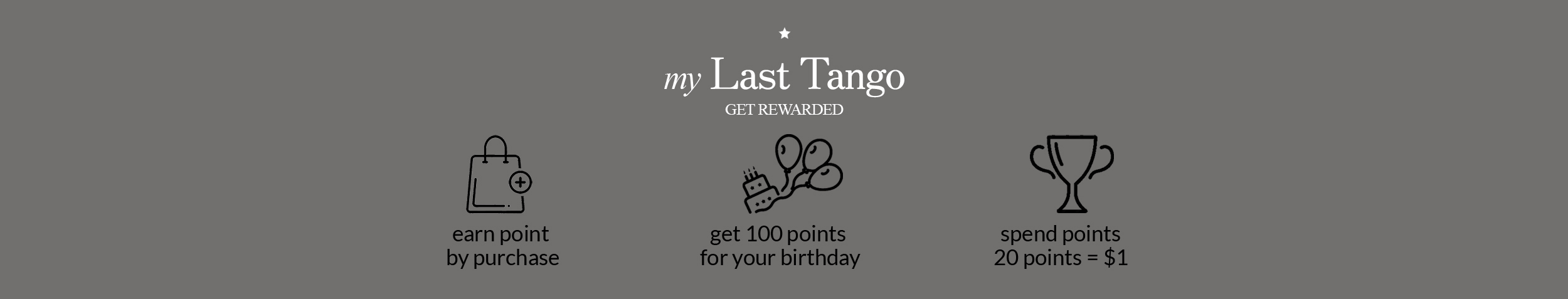 Reward Program at last tango