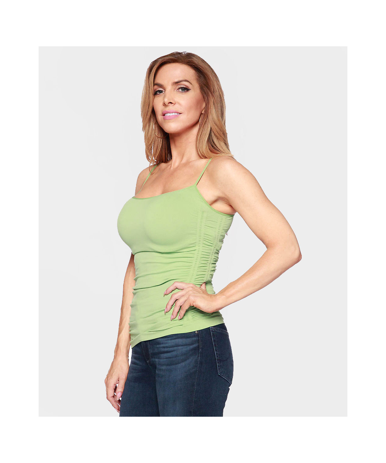 Side Ruched Seamless Cami Top