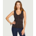 Ruched V-Neck Seamless Top