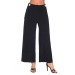 Crop Pant With Pockets And Button Detail - P1363
