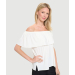 Flowy Off The Shoulder Ruffle Top
