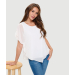 Flowy Batwing Sleeve Chiffon Top With Overlay