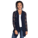 Open Front Jacket With Lace