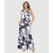 Printed Flowy Palazzo Pant with Side Slits and Pockets