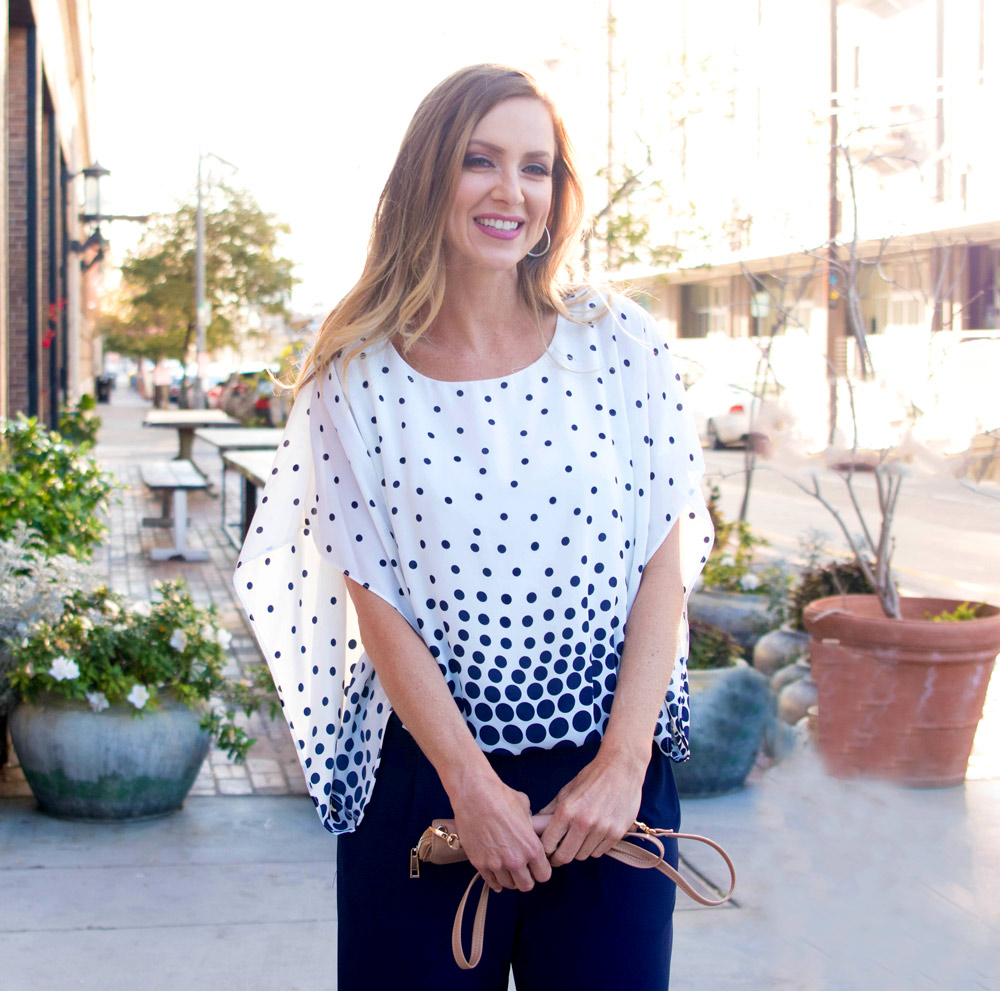 Latest Fashion Trends Shirts and Crop Pants: You Can’t Have A Bad Day In Polka Dots.