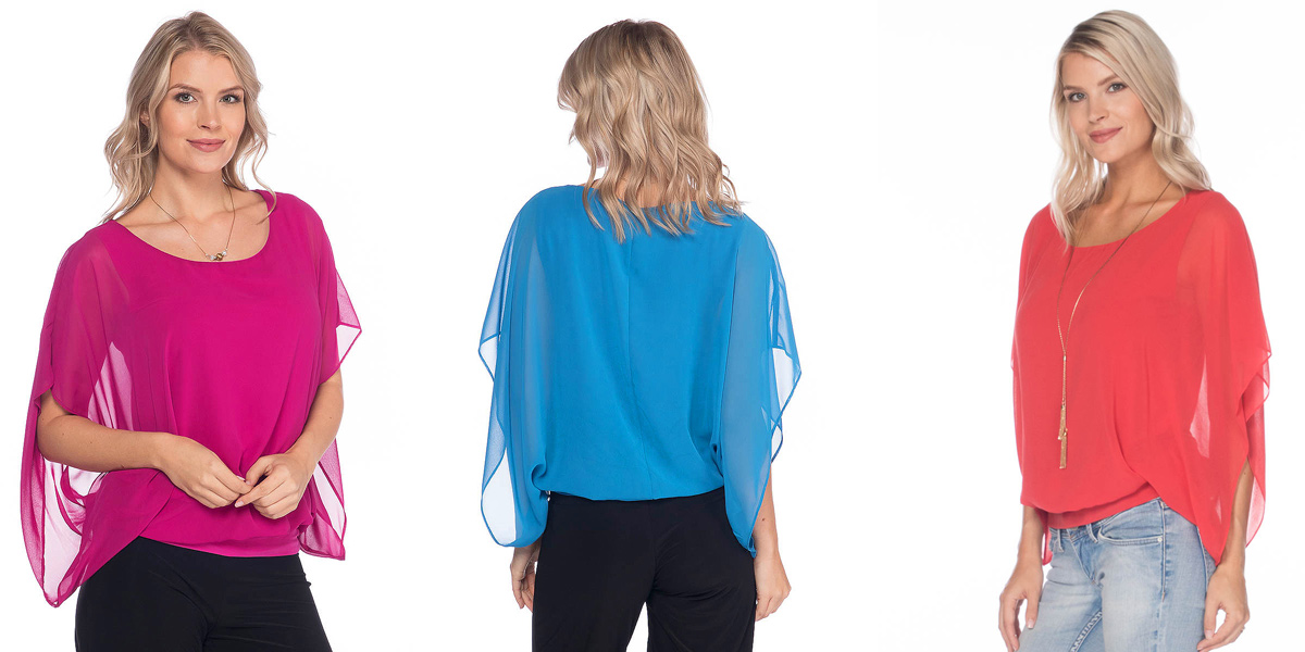 Always Say Yes to Women’s Chiffon Tops